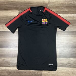 Nike Barcelona 2017/2018 Football Soccer Training Jersey Sz Small 854253-011